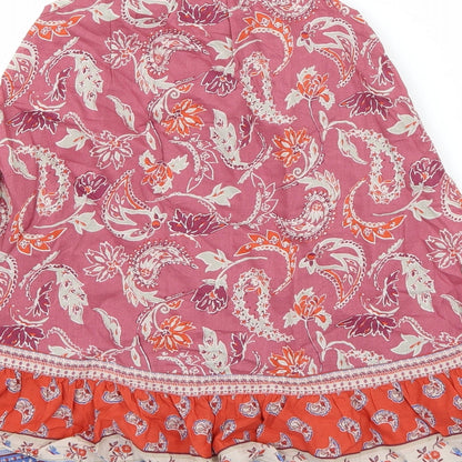 NEXT Girls Purple Paisley  T-Shirt Dress  Size 18-24 Months