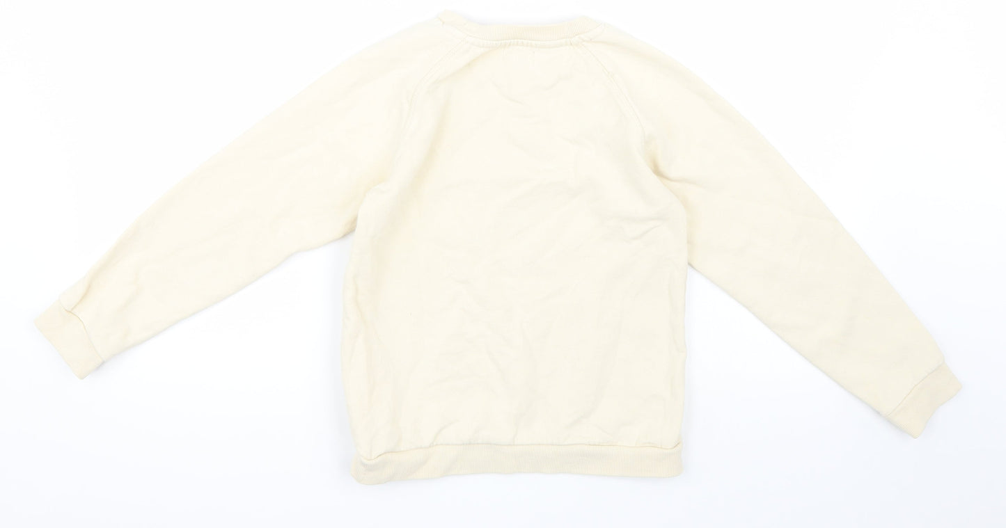 Picapino Girls Beige   Pullover Sweatshirt Size 10 Years
