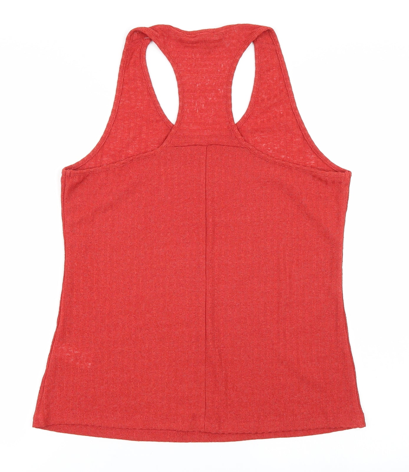 Womens UK Size 12 NEXT Orange Basic Tank