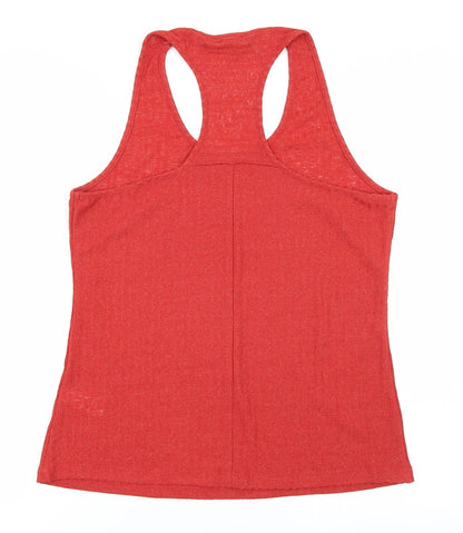 Womens UK Size 12 NEXT Orange Basic Tank