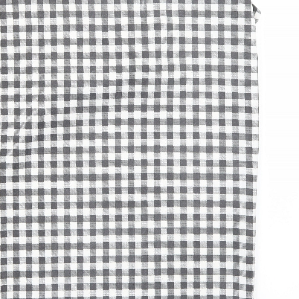 Dorothy Perkins Womens Black Houndstooth  Straight & Pencil Skirt Size 12