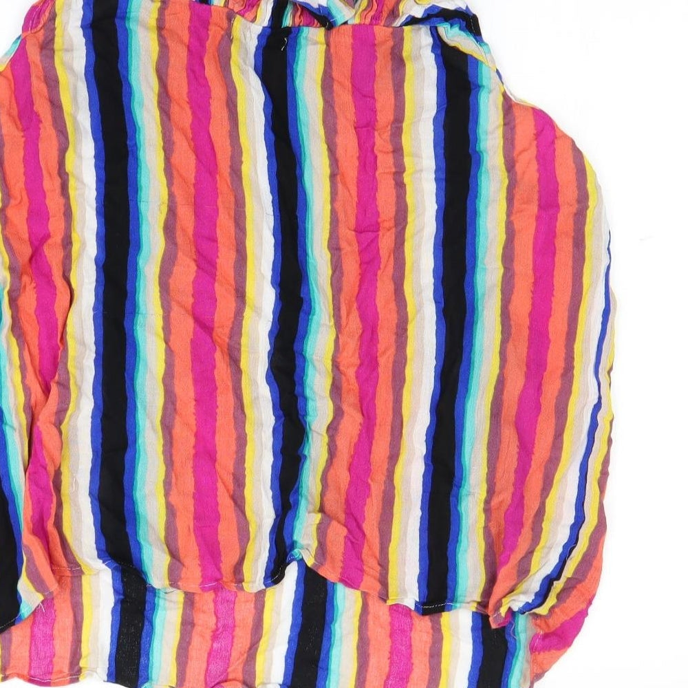Womens UK Size 16 Papaya Multicoloured Basic Tank