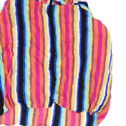 Womens UK Size 16 Papaya Multicoloured Basic Tank
