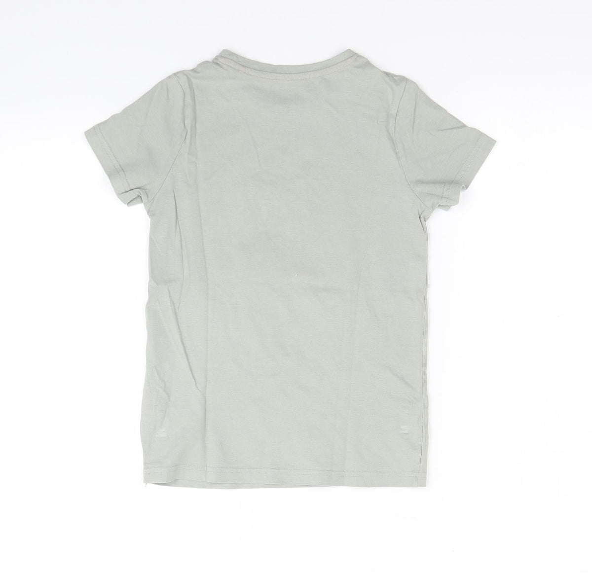 TU Boys Green   Basic T-Shirt Size 7 Years