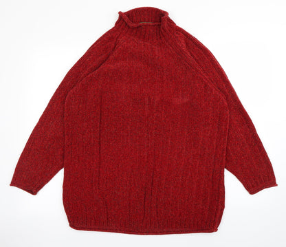 Equorian Womens Red   Pullover Jumper Size 10