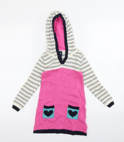 Gap Girls Multicoloured   Jumper Dress  Size 3 Years