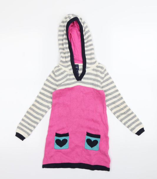 Gap Girls Multicoloured   Jumper Dress  Size 3 Years