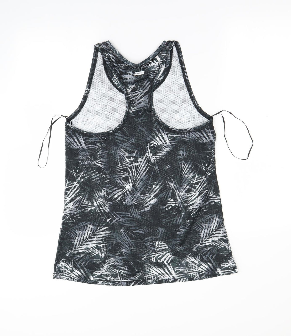 Womens Green Floral  Basic Tank Size S