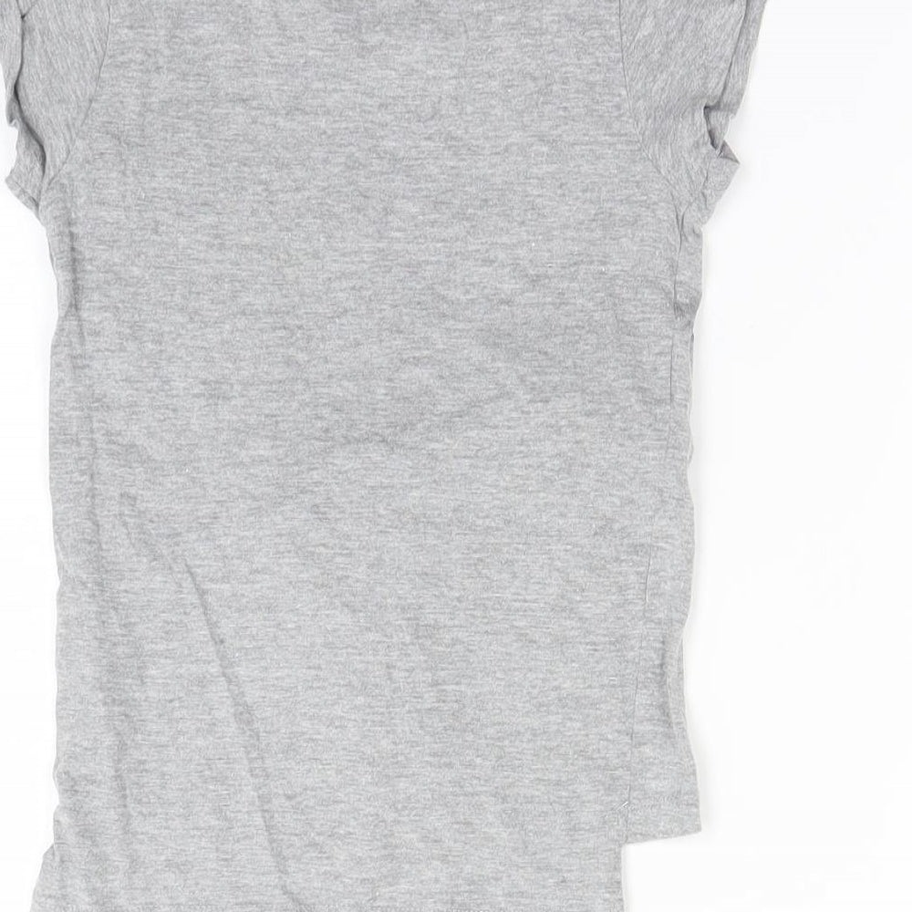 Pep&Co Girls Grey   Basic T-Shirt Size 3 Years