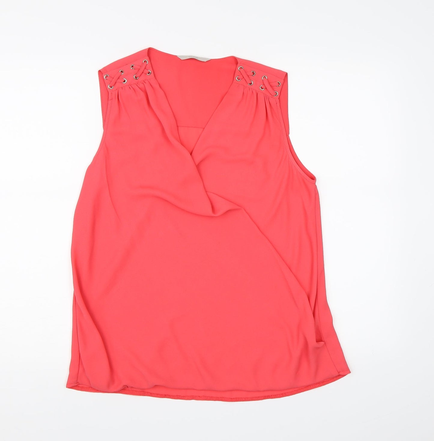 Womens UK Size 12 George Pink Basic Tank