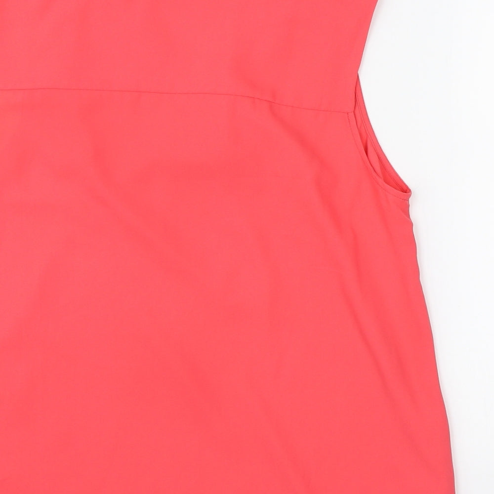 Womens UK Size 12 George Pink Basic Tank