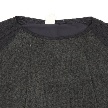 One September Womens Grey  Knit Pullover Jumper Size M