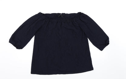 Peacocks Womens Blue   Basic Blouse Size 14