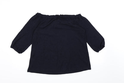 Peacocks Womens Blue   Basic Blouse Size 14