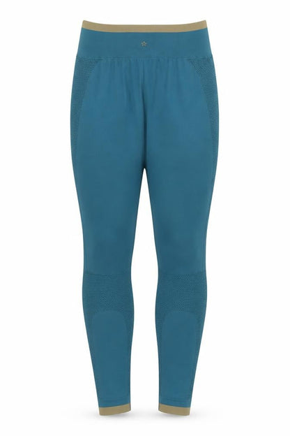 Preworn Womens Blue   Compression Leggings  L27 in