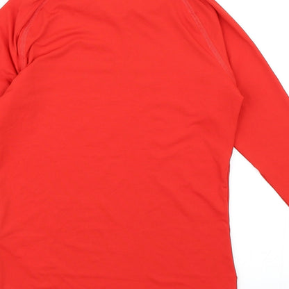 Decathlon Boys Red   Basic T-Shirt Size 12 Years