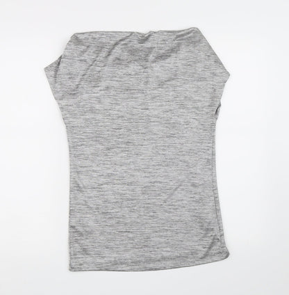 Womens UK Size 6 NEXT Silver Basic Blouse