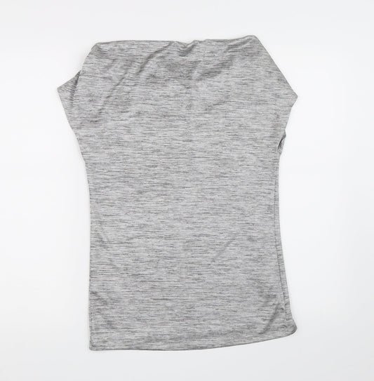 Womens UK Size 6 NEXT Silver Basic Blouse