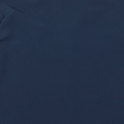 Womens UK Size L VILA Blue Basic Button-Up
