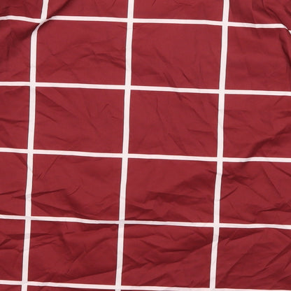 SheIn Womens Red Geometric  Basic Blouse Size M