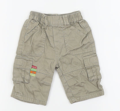 tiny ted Boys Beige   Cargo Trousers Size 0-3 Months