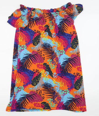 Asda George Womens Multicoloured Floral  Fit & Flare  Size XS