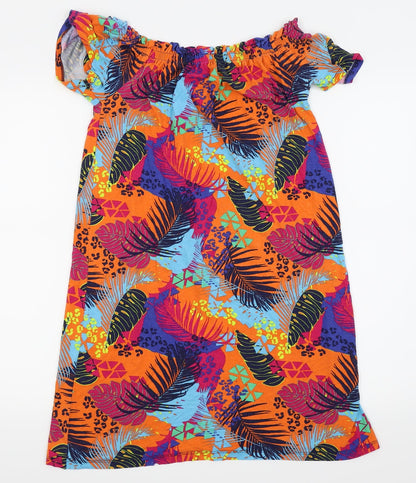 Asda George Womens Multicoloured Floral  Fit & Flare  Size XS