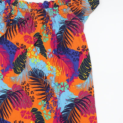 Asda George Womens Multicoloured Floral  Fit & Flare  Size XS