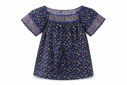 Womens UK Size 8 Topshop Blue Basic T-Shirt