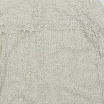 mango casual Womens White   Basic T-Shirt Size XS