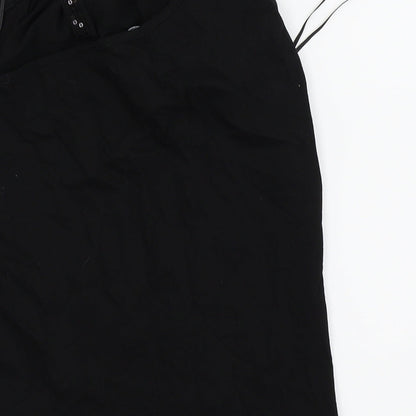 Asda George Girls Black   Basic T-Shirt Size 11-12 Years
