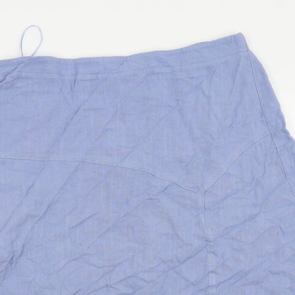 bonmarche Womens Blue   Flare Skirt Size 14
