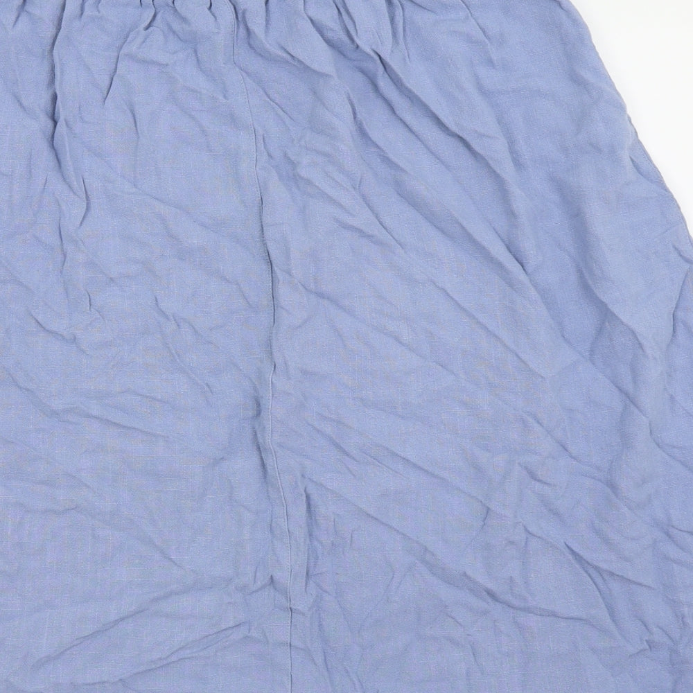 bonmarche Womens Blue   Flare Skirt Size 14