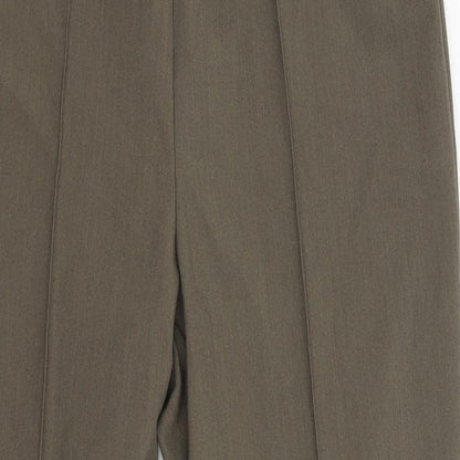 Womens UK Size 12 BM Regular Fit  Green Trousers