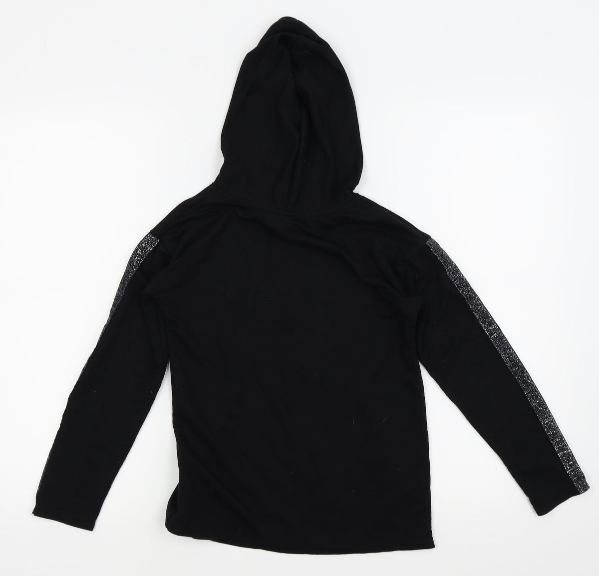 Asda George Girls Black   Basic T-Shirt Size 9-10 Years