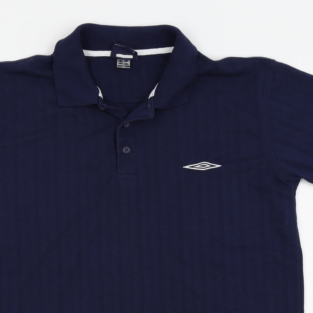 Umbro Mens Blue    Polo Size S