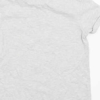 Asda George Boys Grey   Basic T-Shirt Size 10-11 Years
