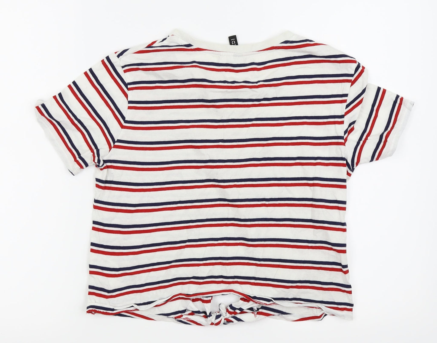 Womens UK Size S Divided by H&M White Basic Polo