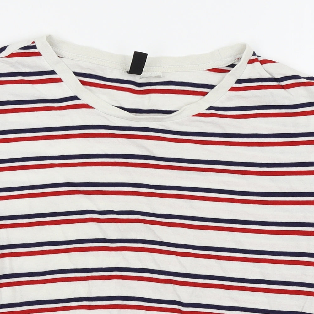 Womens UK Size S Divided by H&M White Basic Polo