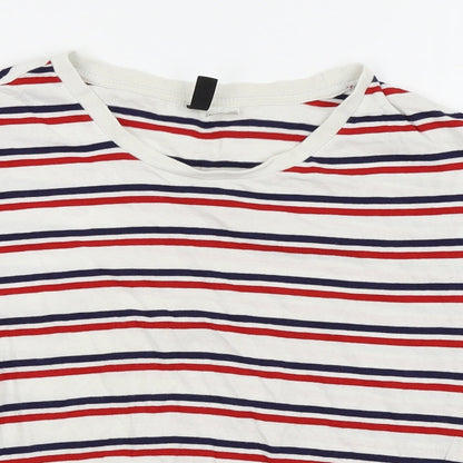 Womens UK Size S Divided by H&M White Basic Polo