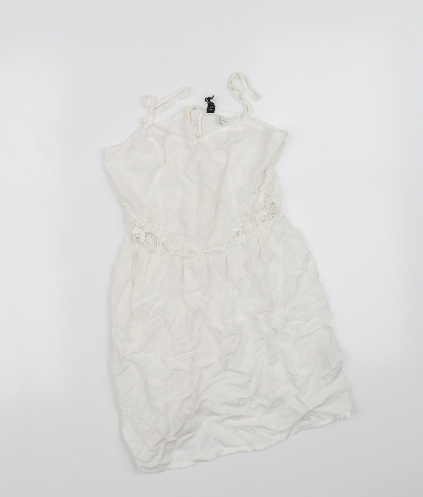 Womens UK Size 8 Divided White Basic Blouse