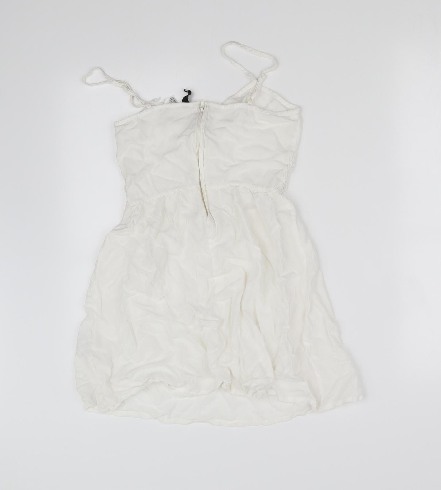 Womens UK Size 8 Divided White Basic Blouse