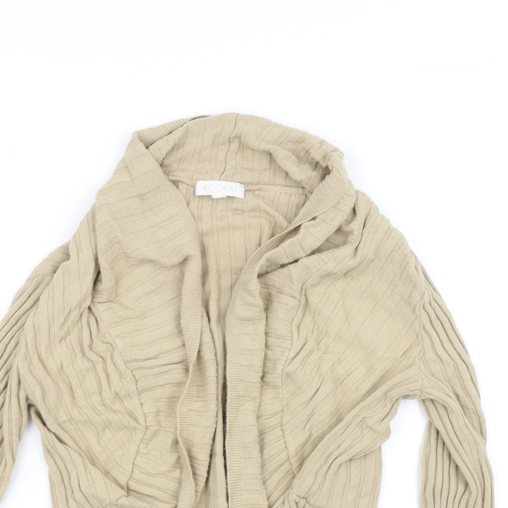 kookia Womens Beige   Cardigan Jumper Size XS