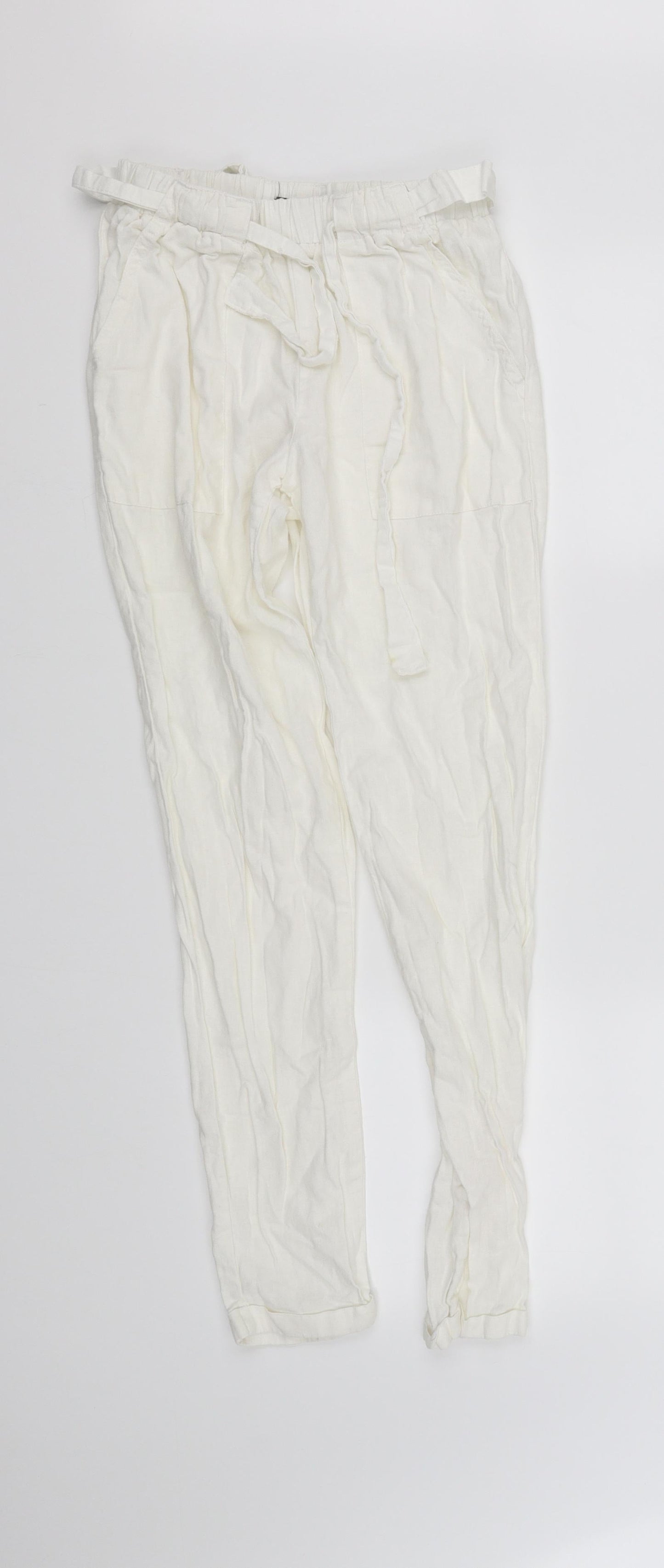 Primark Womens White   Straight Jeans Size 6 L32 in