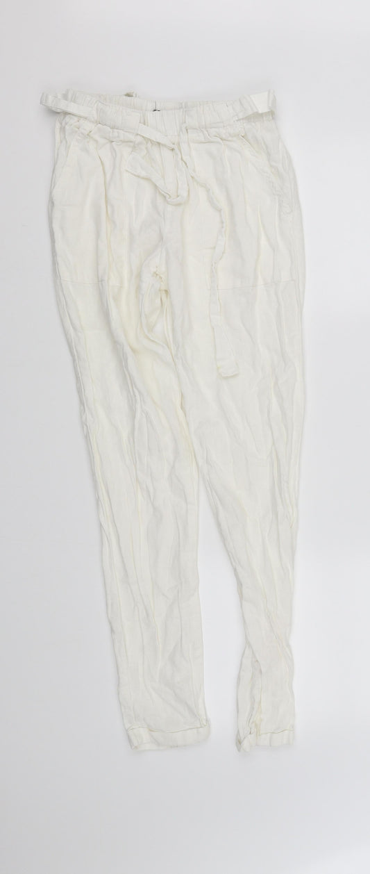 Primark Womens White   Straight Jeans Size 6 L32 in