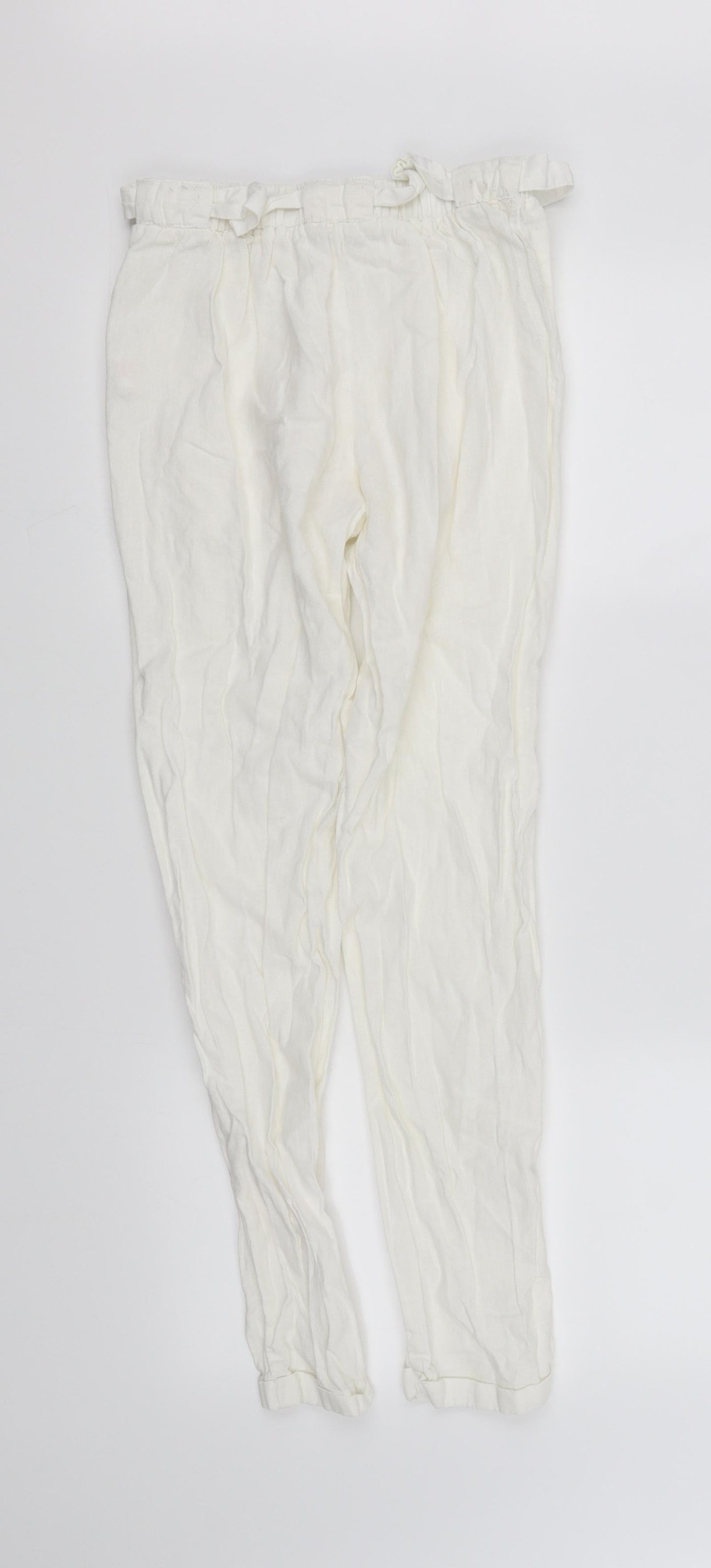 Primark Womens White   Straight Jeans Size 6 L32 in