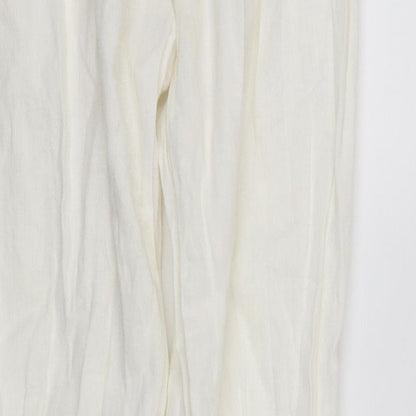 Primark Womens White   Straight Jeans Size 6 L32 in