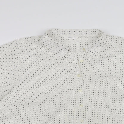 mark and spncer Womens White   Basic Button-Up Size L