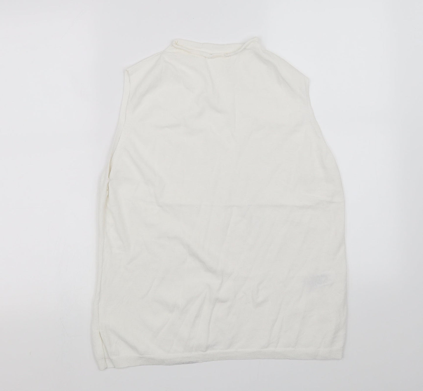 Womens UK Size M pre worn White Basic Blouse