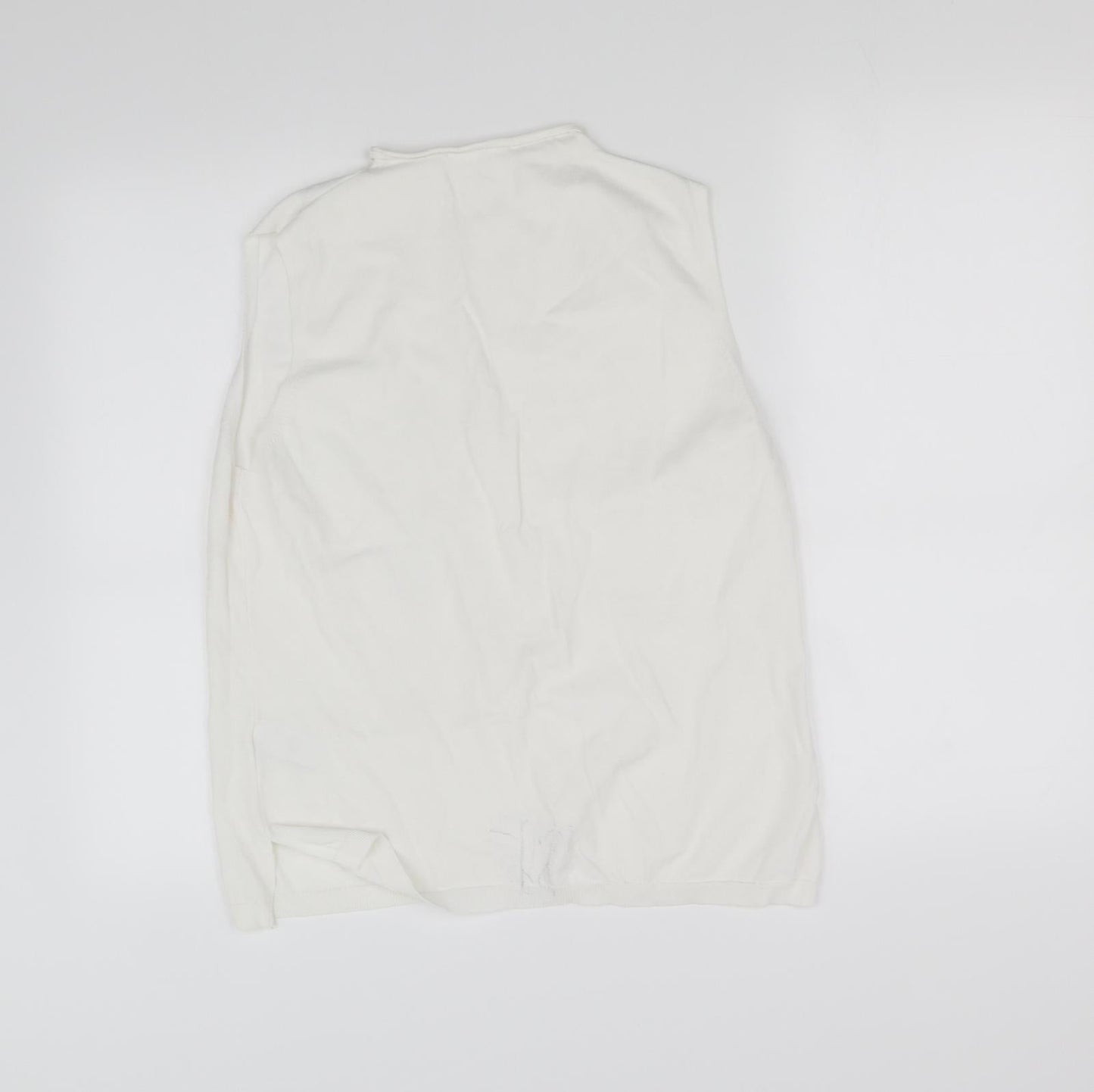 Womens UK Size M pre worn White Basic Blouse